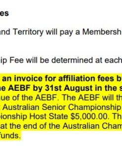 2026 Australian Junior Championship Host